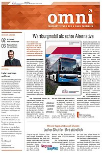 erste Seite Omni Ausgabe Wartburgkreis und Eisenach Nr. 63/April 2019