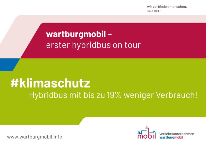 Wartburgmobil - Erster Hybridbus on Tour